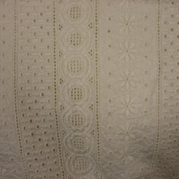 Vintage Y2K ALBERTO MAKALI Blazer Jacket Eyelet Made USA White Preppy Fairycore - Picture 13 of 16